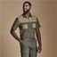 Mens Short Sleeve Serengeti 2-Tone Bush Shirt, ALT-SGMS