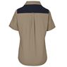 Ladies Short Sleeve Serengeti 2-Tone Bush Shirt, CW-AL-207-A