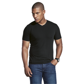 170g Slim Fit V-Neck T-Shirt Mens, 170SFV