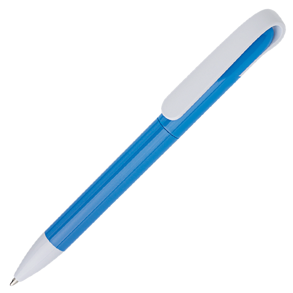 Twist Action Ballpoint Pen With Coloured Barrel, BP7978