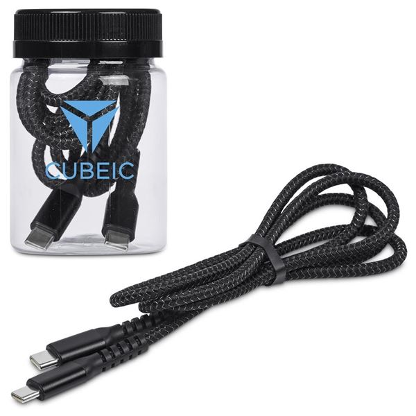 Altitude Nitty Fast Charge Type-C to Type-C Charging Cable in Jar, GP-AL-149-B