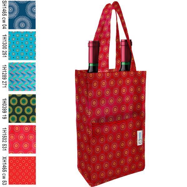 Shweshwe Double Wine Holder, SHWE210