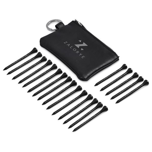 Alex Varga Dinero Pouch and Tees Golf Set, GF-AV-1420-B