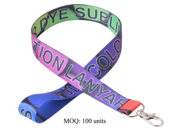 Lanyard Double Side Sub with LobsterRing, LAN005