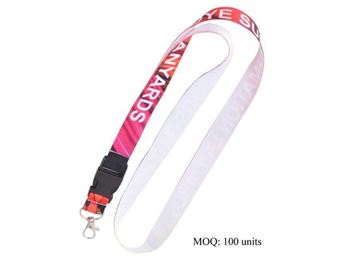 Lanyard Single Side Sub with Buckle & LobsterRing, LAN004