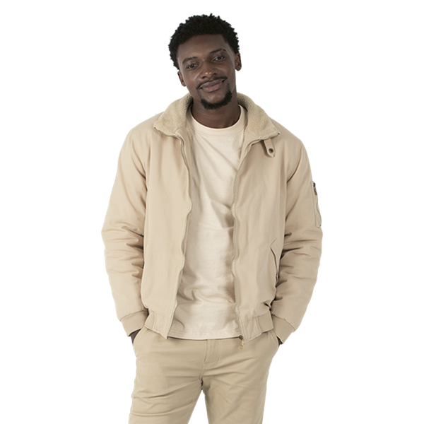 Cotton Bomber Sherpa-lined Jacket Mens, CBJ - SLJ