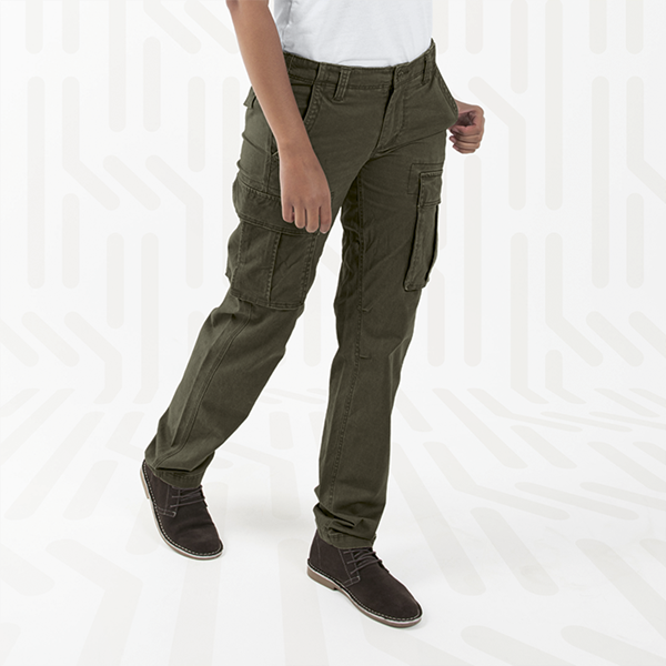 Heritage Slim Fit Cargo Trousers Ladies, HRTG-LSLI