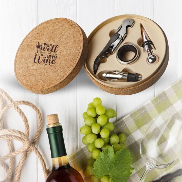 Moreto Cork Wine Giftset, GIFT2207
