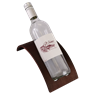 Curved Wooden Wine Bottle Holder, BH0075