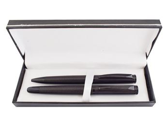 Charcoal Swirl Roller & Ball Set, PS211B