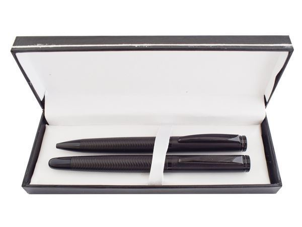 Charcoal Swirl Roller & Ball Set, PS211B