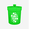 Ice Bucket with Lid – Solid, 1324PP