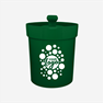 Ice Bucket with Lid – Solid, 1324PP