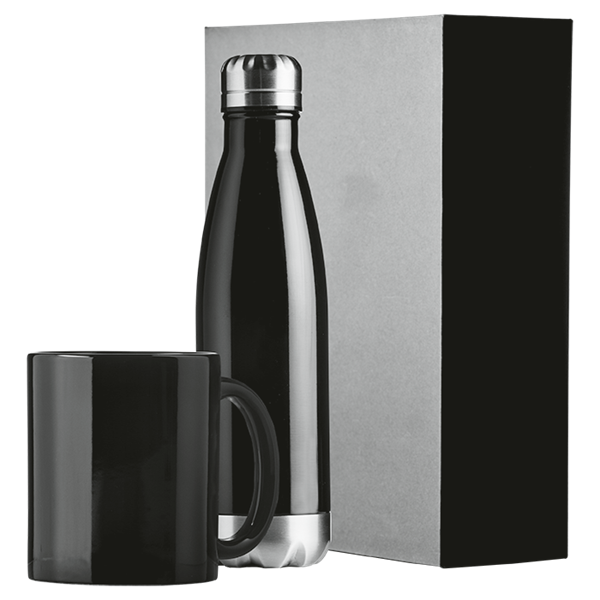 Stainless Steel Bottle & Mug Gift Set, BW8007