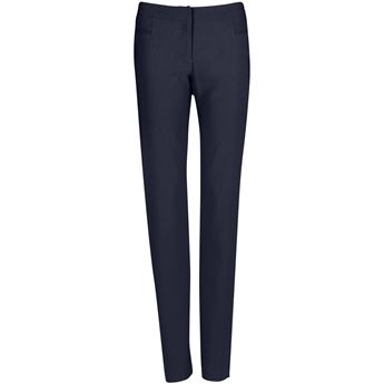 Ladies Cambridge Stretch Pants - Navy, BAS-8025-N
