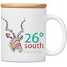 Okiyo Sozo Bamboo & Ceramic Sublimation Coffee Mug - 330ml, DR-OK-187-B