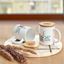 Okiyo Sozo Bamboo & Ceramic Sublimation Coffee Mug - 330ml, DR-OK-187-B