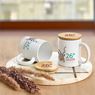 Okiyo Sozo Bamboo & Ceramic Sublimation Coffee Mug - 330ml, DR-OK-187-B