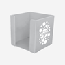 Square Plastic Paper Cube Holder, 500, Paper cube holder