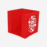 Square Plastic Paper Cube Holder, 500, Paper cube holder