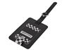 Checkered Luggage Tag, P2779Bw