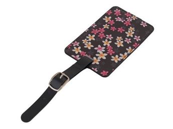 Floral Luggage Tag, P2777Bp