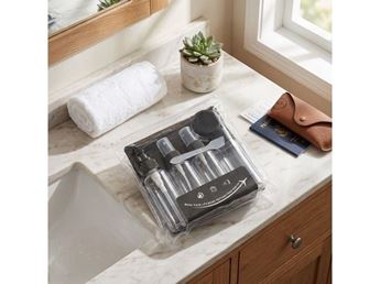 5-Piece Refillable Travel Bottle Set, P2858B