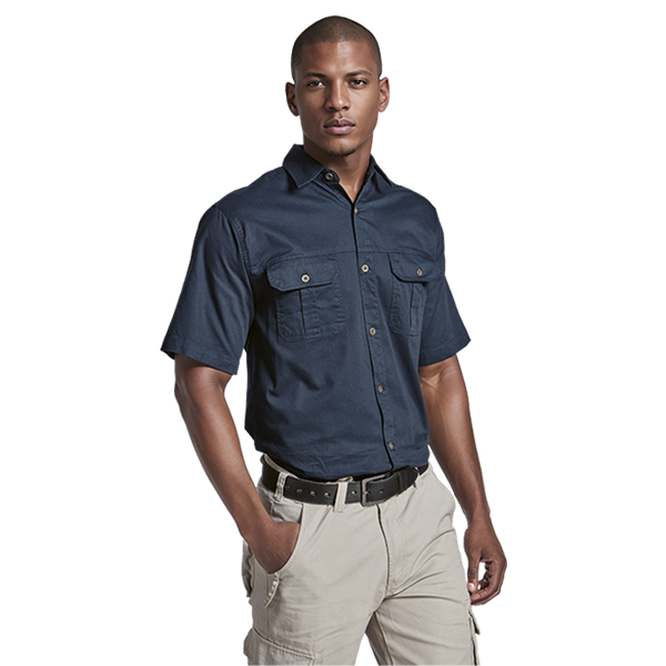 Plain Bush Shirt Mens, LO-BUSH