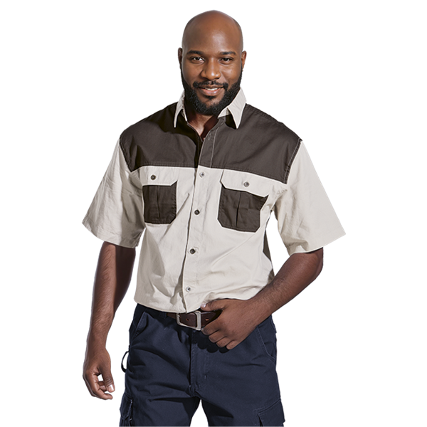 Two Tone Bush Shirt, LO-TBUSH