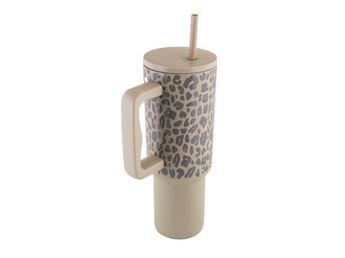 1200ml Leopard Print Travel Mug, P2718C