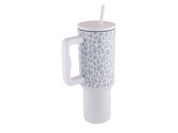 1200ml Leopard Print Travel Mug, P2718W