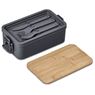 Urban Terrain Lakeside Double Layer Lunch Box & Cutlery Set, CL-UT-144-B