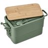 Urban Terrain Lakeside Double Layer Lunch Box & Cutlery Set, CL-UT-144-B
