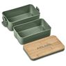 Urban Terrain Lakeside Double Layer Lunch Box & Cutlery Set, CL-UT-144-B