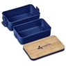 Urban Terrain Lakeside Double Layer Lunch Box & Cutlery Set, CL-UT-144-B