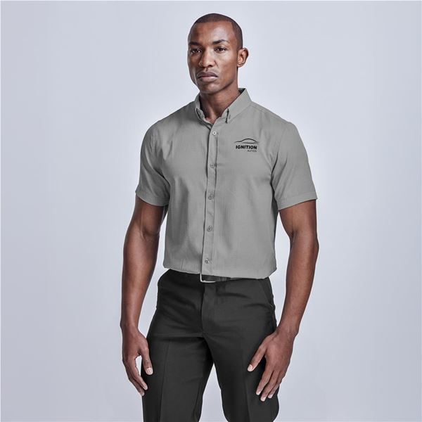 Mens Short Sleeve Nottingham Shirt, ALT-NHMS