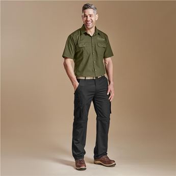 Mens Cargo Zip Off Pants, ALT-ZIP
