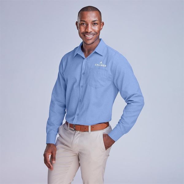 Mens Long Sleeve Oxford Shirt, CW-AL-181-A