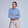 Ladies Long Sleeve Oxford Shirt, CW-AL-182-A