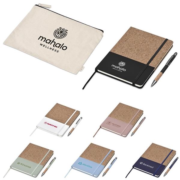 Okiyo Denki A5 Hard Cover Notebook Gift Set, GF-OK-1082-B