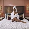 Serendipio Langham Ladies Coral Fleece Bathrobe, PC-SD-187-B