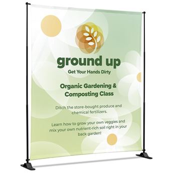Adjustable Banner Stand Eco 2.25m x 2m, VI-AM-259-D