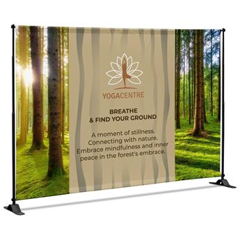Adjustable Banner Stand Eco 1.6m x 2.4m, VI-AM-261-D