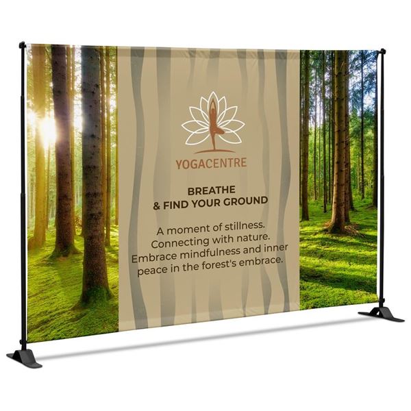 Adjustable Banner Stand Eco 1.6m x 2.4m, VI-AM-261-D