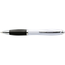 White Barrel Curved Design Ballpoint Pen, BP30181