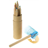 Coloured Pencil Set of 6 with Sharpener, BP2497