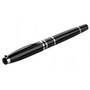 Brass Rollerball Pen with Carbon Fibre Trim, BP6005