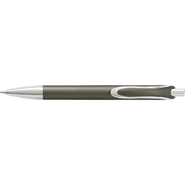 Coloured Barrel Ballpoint Pen with Silver Tip and Clip, BP0954