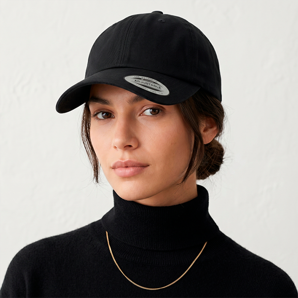 Retro Unstructured Adjustable Fit Cap, 6389-BB